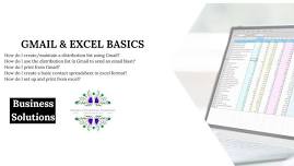 Growth Forum--Gmail & Excel Basic Introduction