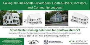 Small-Scale Housing Solutions for Southwestern VT