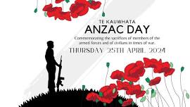 Anzac Day Services - Te Kauwhata