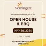 Morningstar Residential Care Center's BBQ open house