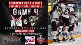 Aberdeen Wings vs. Bismarck Bobcats (Game 4 Robertson Cup Central Division Semi Finals)