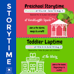 Preschool Storytime (Ages 3-6 years old)