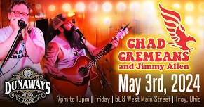 LIVE Music with Chad Cremeans and Jimmy Allen