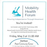 Mobility Health Forum — Wellfleet Cultural District and Events