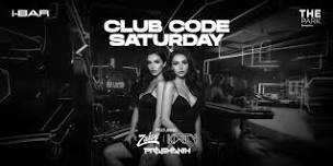 CLUB CODE SATURDAY !