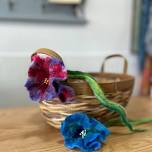 Learn Wet Felting-Flowers!