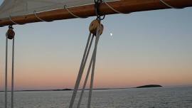 Full Moon Sail on the Schooner Olad