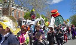 Mad Hatters' Parade in Hudson