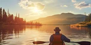 Kayaks on the Lake