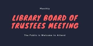 July Library Board Meeting