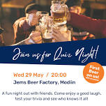 Quiz Night at Jem’s - Modiin