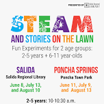 STEAM and STORIES on the lawn- Poncha Springs