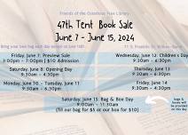 47th Annual Tent Book Sale