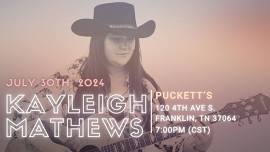 Kayleigh Mathews Live @ Puckett's Franklin