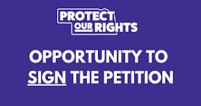 Protect Our Rights: Sign the Petition Outside the Papillion Library