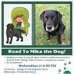 Read to Mika the Dog @ Frostburg Library