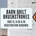 Barn Quilt Brushtrokes