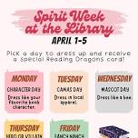 Spirit Week at the Camas Public Library