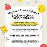 Back to School Supply Sign-ups