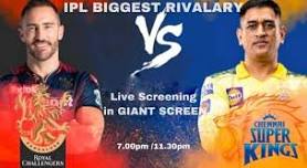 RCB VS CSK 2024 : IPL 1ST MATCH LIVE SCREENING