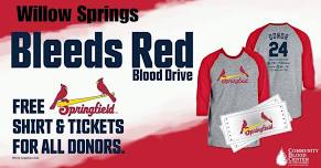 Willow Springs Bleeds Red Community Blood Drive