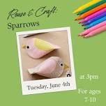 Reuse and Craft: Birds (For ages 7-10)