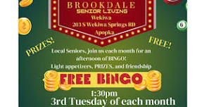 Free Bingo at Brookdale Wekiwa