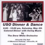 Aliceville Reenactment USO Big Band Swing Dinner Dance