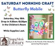 Saturday Morning Craft-Butterfly Mobile