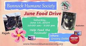 Bannock Humane Society Food Drive at Grocery Outlet