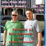 Dale Cavanaugh Music/Coast 2 Coast Duo: John Prine Night at the Crescent