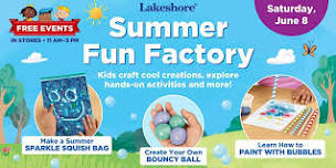 Free Kids Event: Summer Fun Factory (Orland Park)