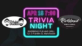 Trivia Night at Riverbend Pub & Grill