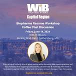 Women In Bio – Capital Region: Coffee & Biopharma Resume Workshop