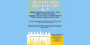 Creek Kids youth group -volunteers