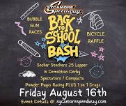 August 16 — Friday Night Racing (Back to School Bash)