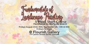 Fundamentals of Landscape Painting for Beginners - Short Course (5 weeks) August/September