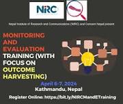 Monitoring and Evaluation Training (with focus on Outcome Harvesting)