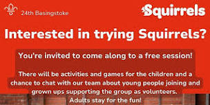 24th Basingstoke Squirrel Taster Session