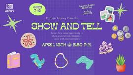 Kids' Show and Tell at the Fortuna Library