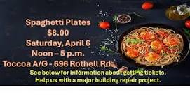 Spaghetti Plate Fundraiser