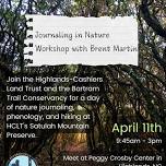 Journaling in Nature Hike and Workshop with Brent Martin & Hope Corbin