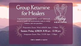 Group Ketamine for Healers - June