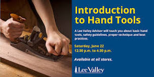 Lee Valley Tools Coquitlam Store - Introduction to Hand Tools