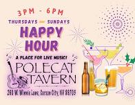 Happy Hour at Polecat Tavern Saturdays