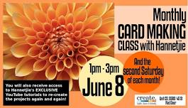 June - Monthly Card Class with Hannetjie