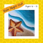 Kids Night Out: Starfish Canvas