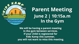 Kids Kamp Parent Meeting