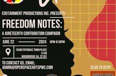 Freedom Notes: A Juneteenth Contribution Campaign at Open Space Arts 6/22/2024