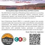 Rural Philanthropy Days (Western Slope)